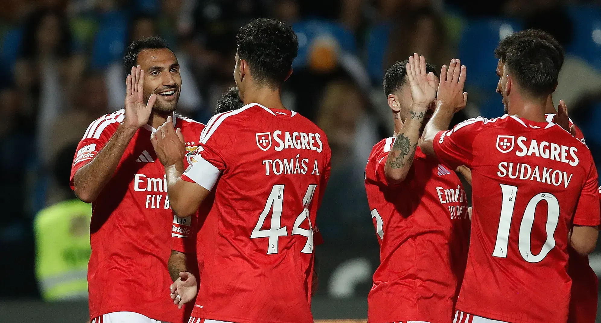 11 iniciais do Benfica x Aarhus  
